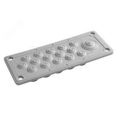 Ввод кабельный V0 UL94 IP54 +130 - 40 16 отверстий пластик